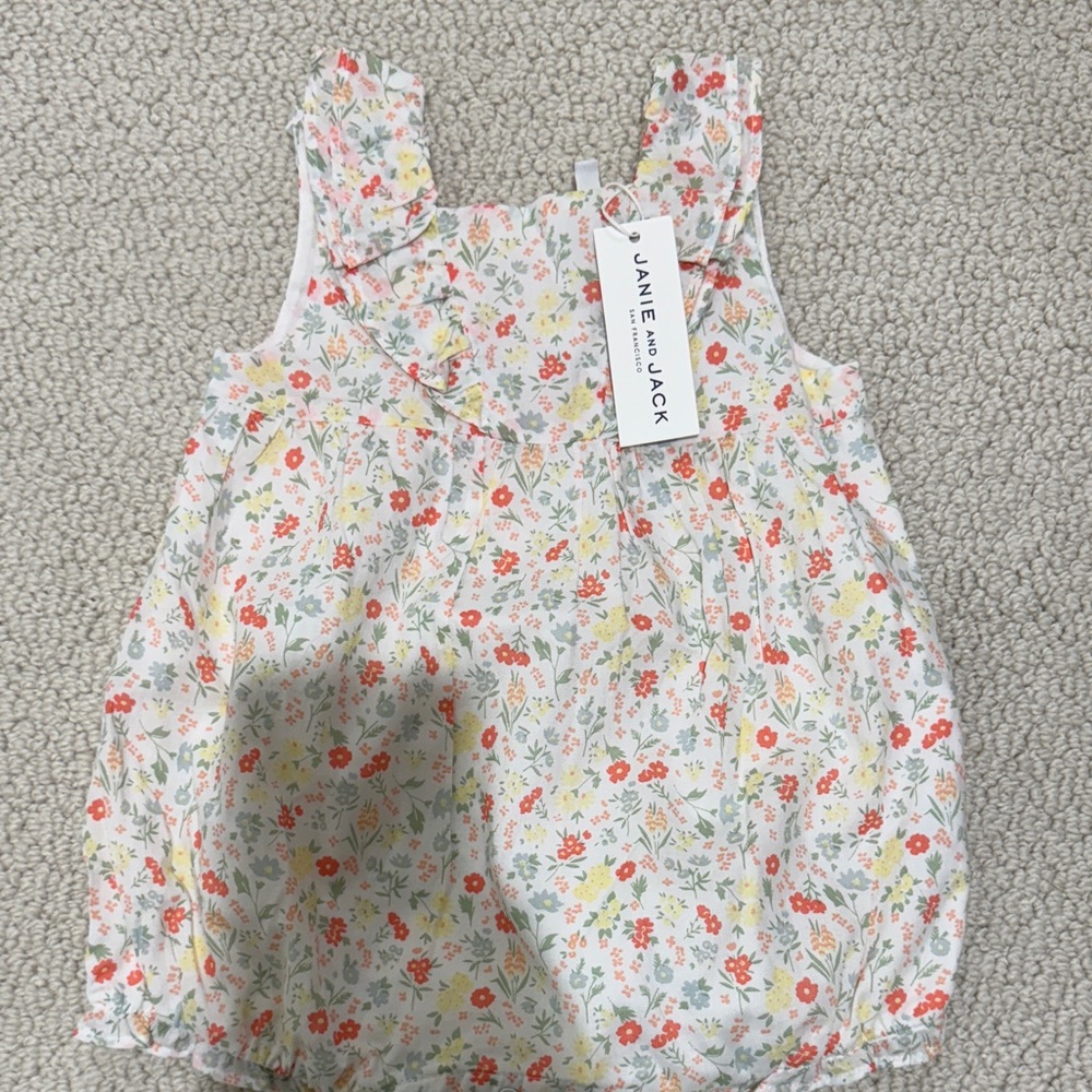 Janie and Jack Multicolor Floral Baby Dress